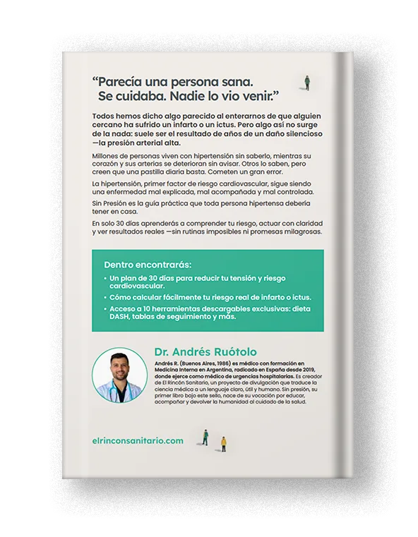 Contraportada del libro Sin Presión