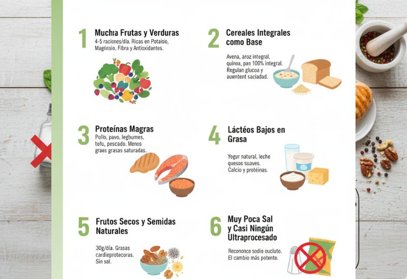 explicacion de la dieta dash - alimentos para tu menu